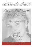 master classe lyrique Marie Paule Dotti 